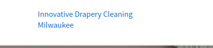 Innovative Drapery Cleaning Milwaukee