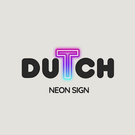 Dutch neon sign