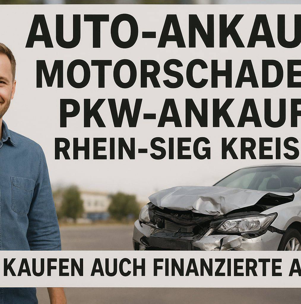 Autoankauf-Motorschaden Ankauf-PKW Ankauf Rhein Sieg Kreis