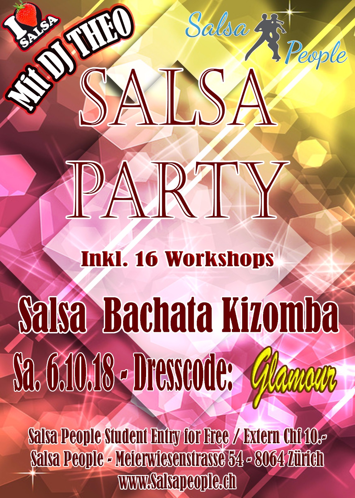 FREE WORKSHOP & PARTY BY SALSA PEOPLE