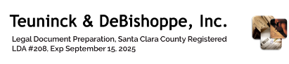 Teuninck & DeBishoppe, Inc - Legal Document Assistant (LDA ) in San Jose - Rob VanSteen