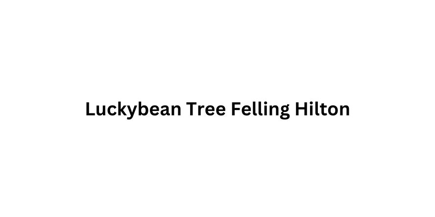 Luckybean Tree Felling Hilton