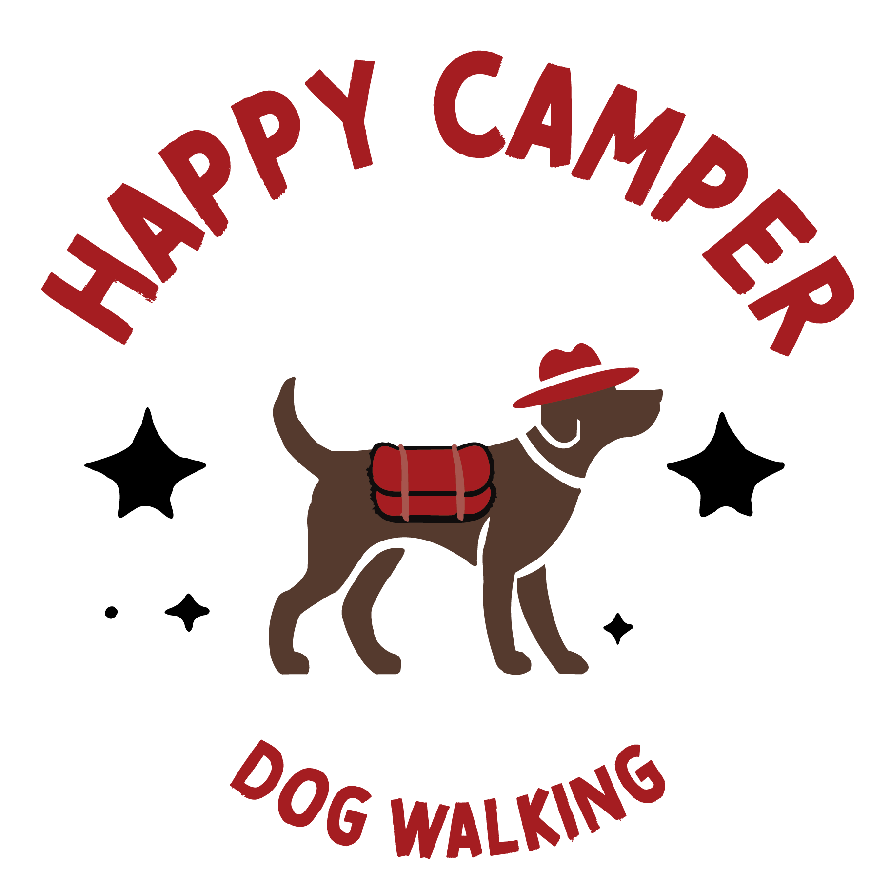 Happy Camper Dog