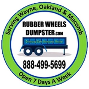 Rubber Wheel Dumpster